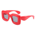 red fashion glasses